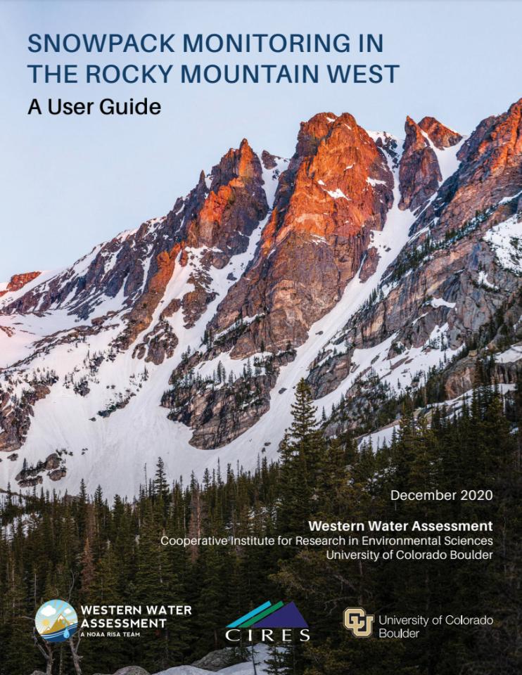 Cover page of Snowpack Monitoring in the Rocky Mountain West: A User Guide