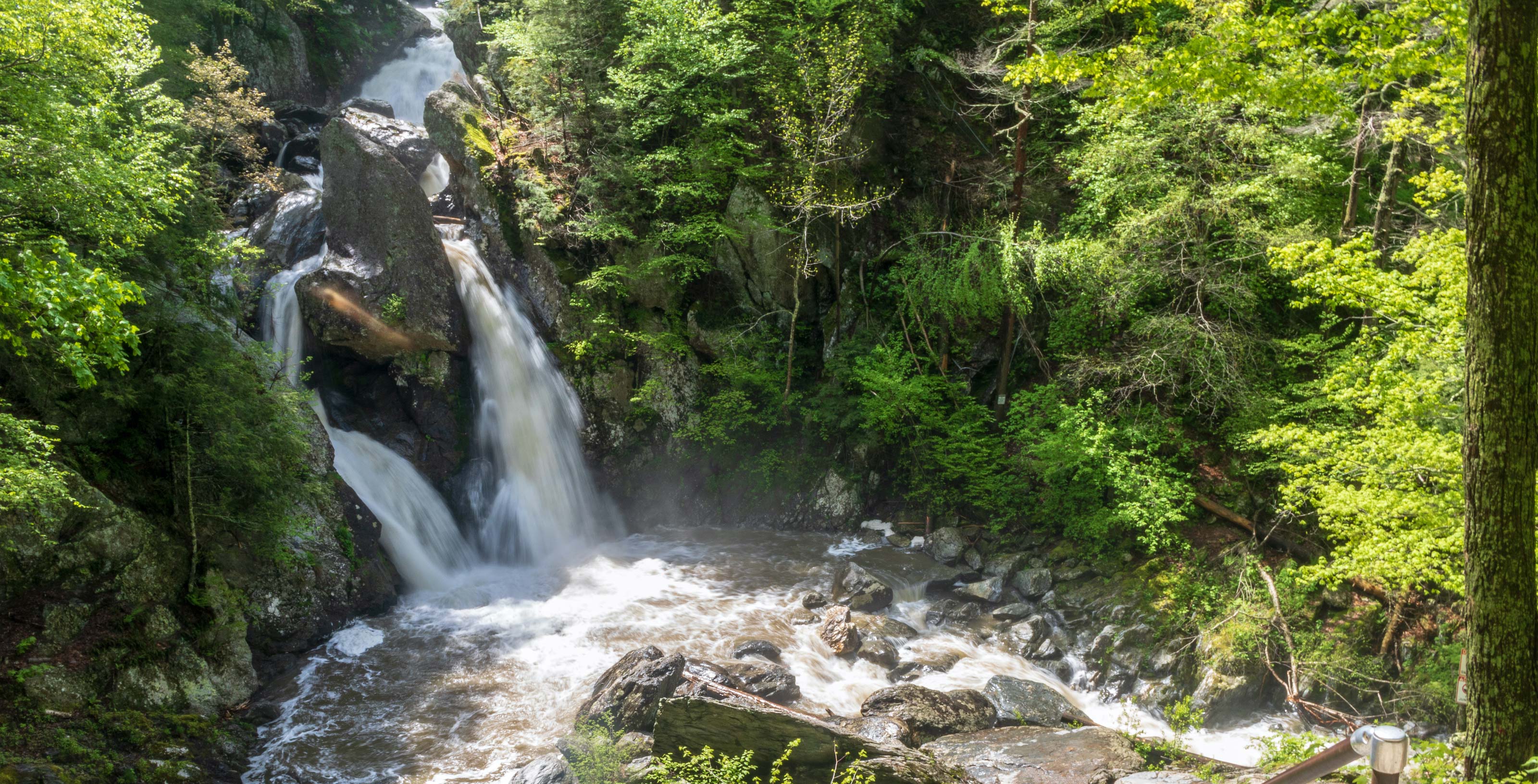 Bash Bish Falls at Mount Washington in Massachusetts.