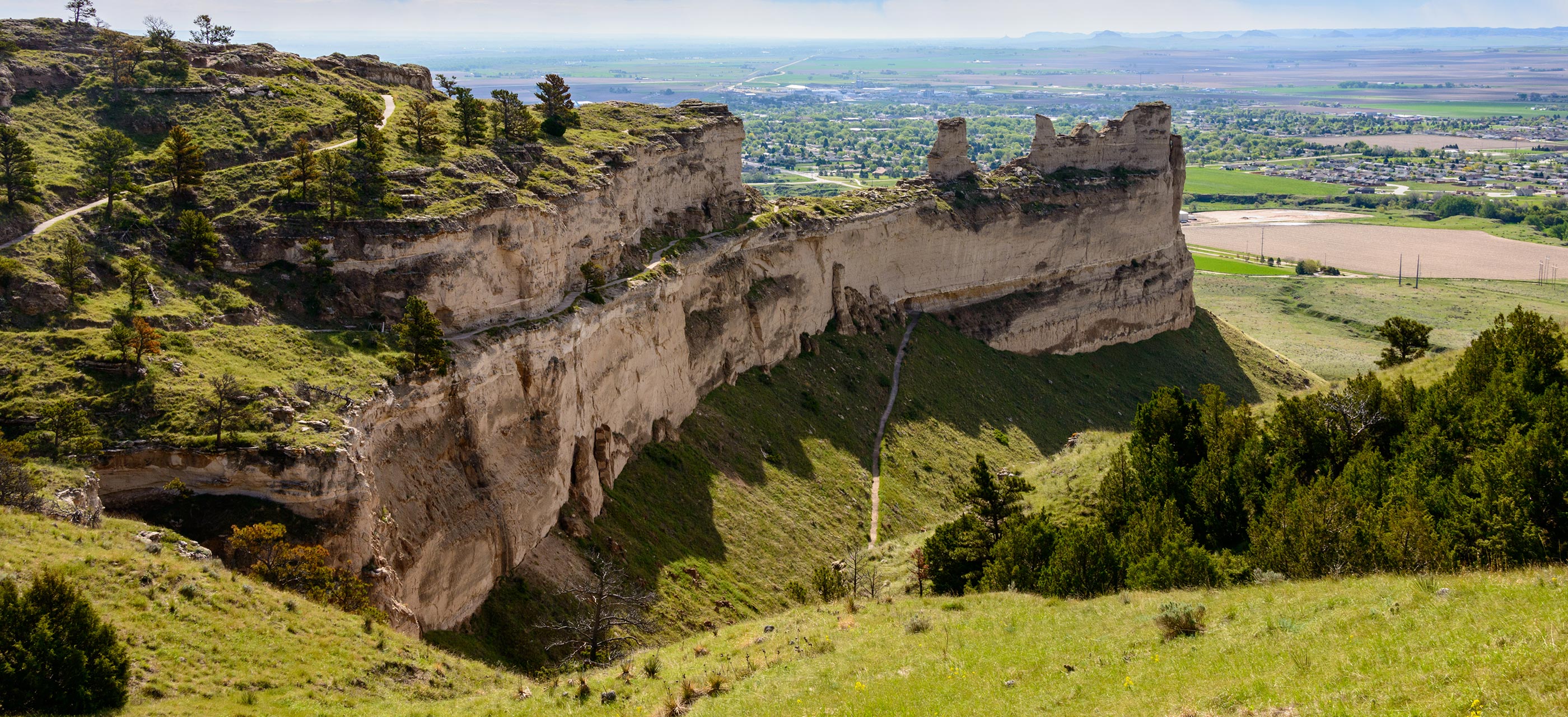 Scotts Bluff National Monument in Nebraska.