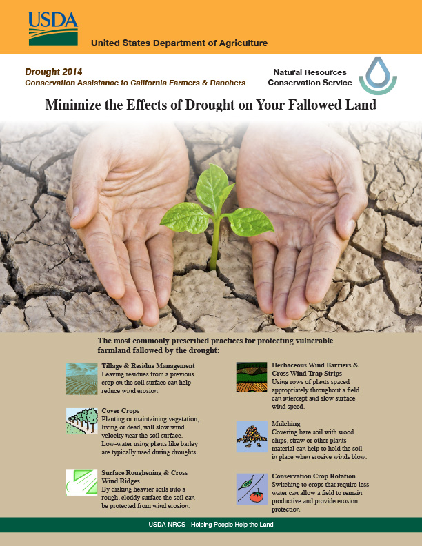 opening slide for presentation on minimizing drought effects