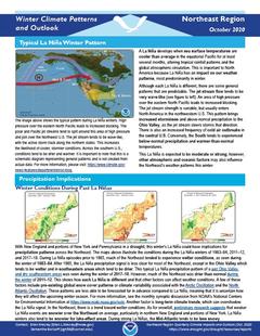 La Niña Impacts and Outlook for the Northeast Region