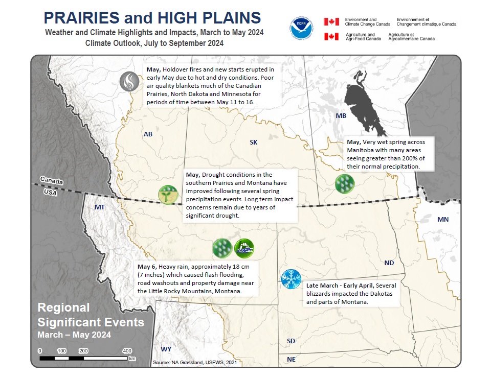 Example image of the Climate Impacts and Outlook report