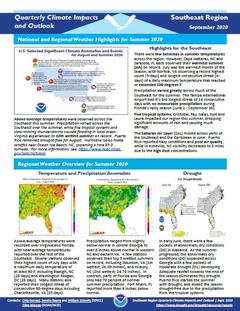 Preview of the Quarterly Climate Impacts and Outlook