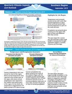 Preview of the Quarterly Climate Impacts and Outlook