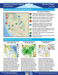 First page of the Impacts and Outlooks report