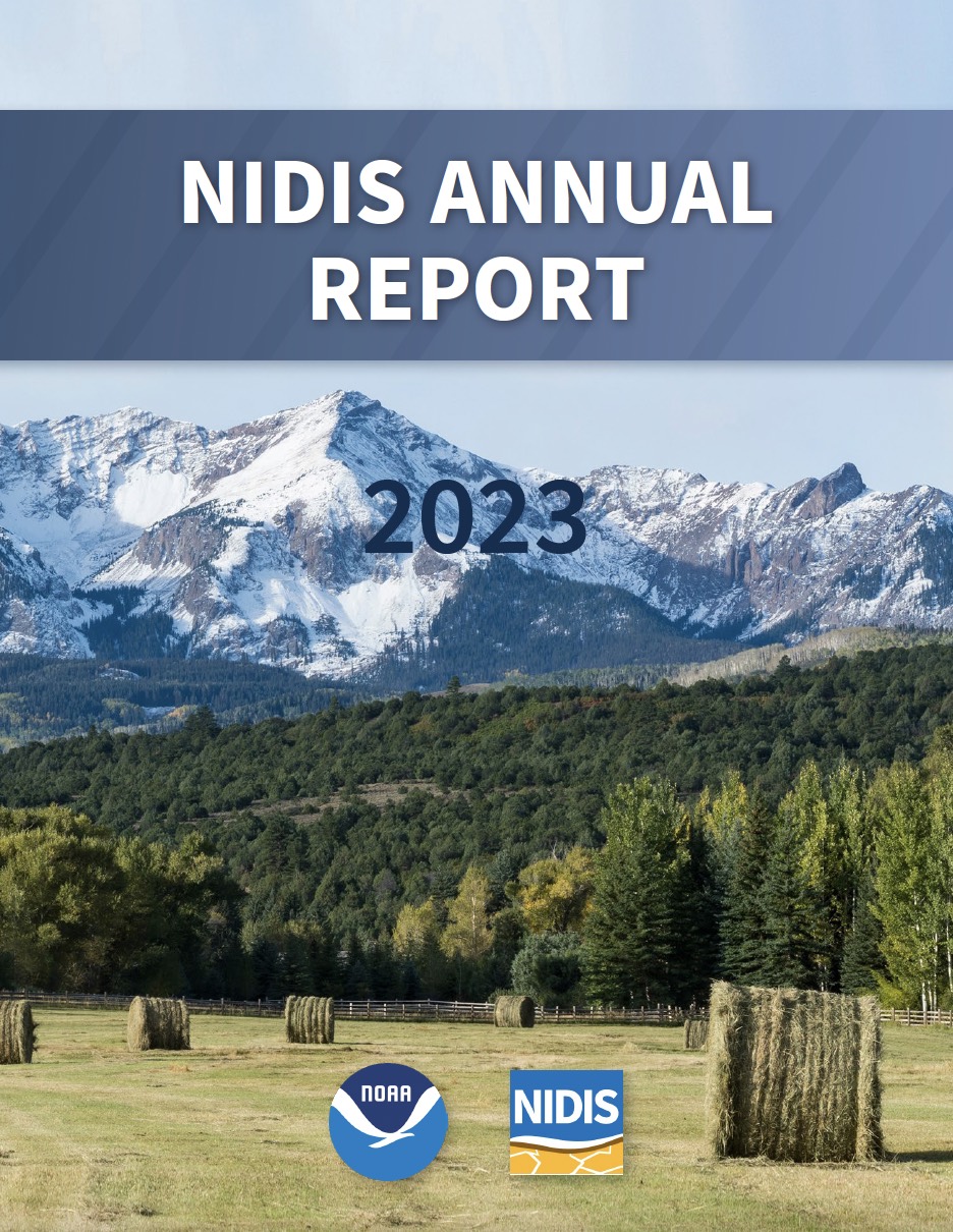 Cover page of the 2023 NIDIS Annual Report.