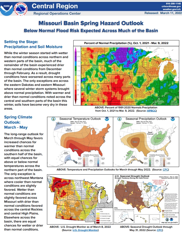 Preview of the 2022 Mountain West Spring Hazards Outlook