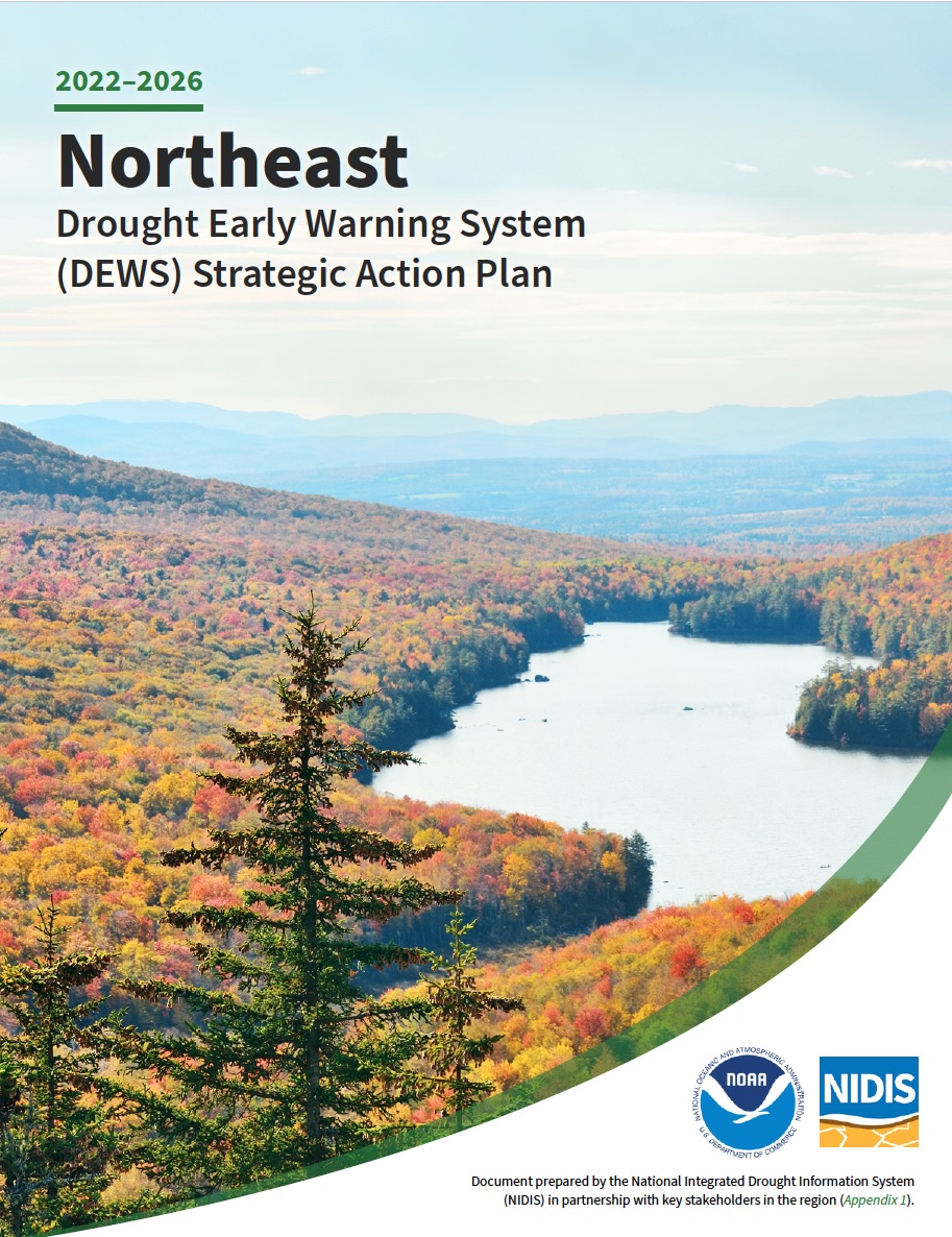 Cover page of the 2022-2026 Northeast DEWS Strategic Action Plan.