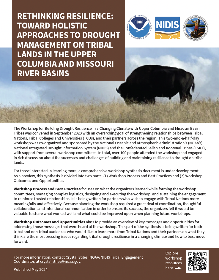 Two-page summary of the workshop synthesis report.