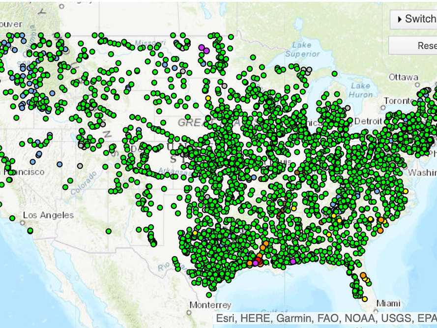 National Weather Service Advanced Hydrologic Prediction Service