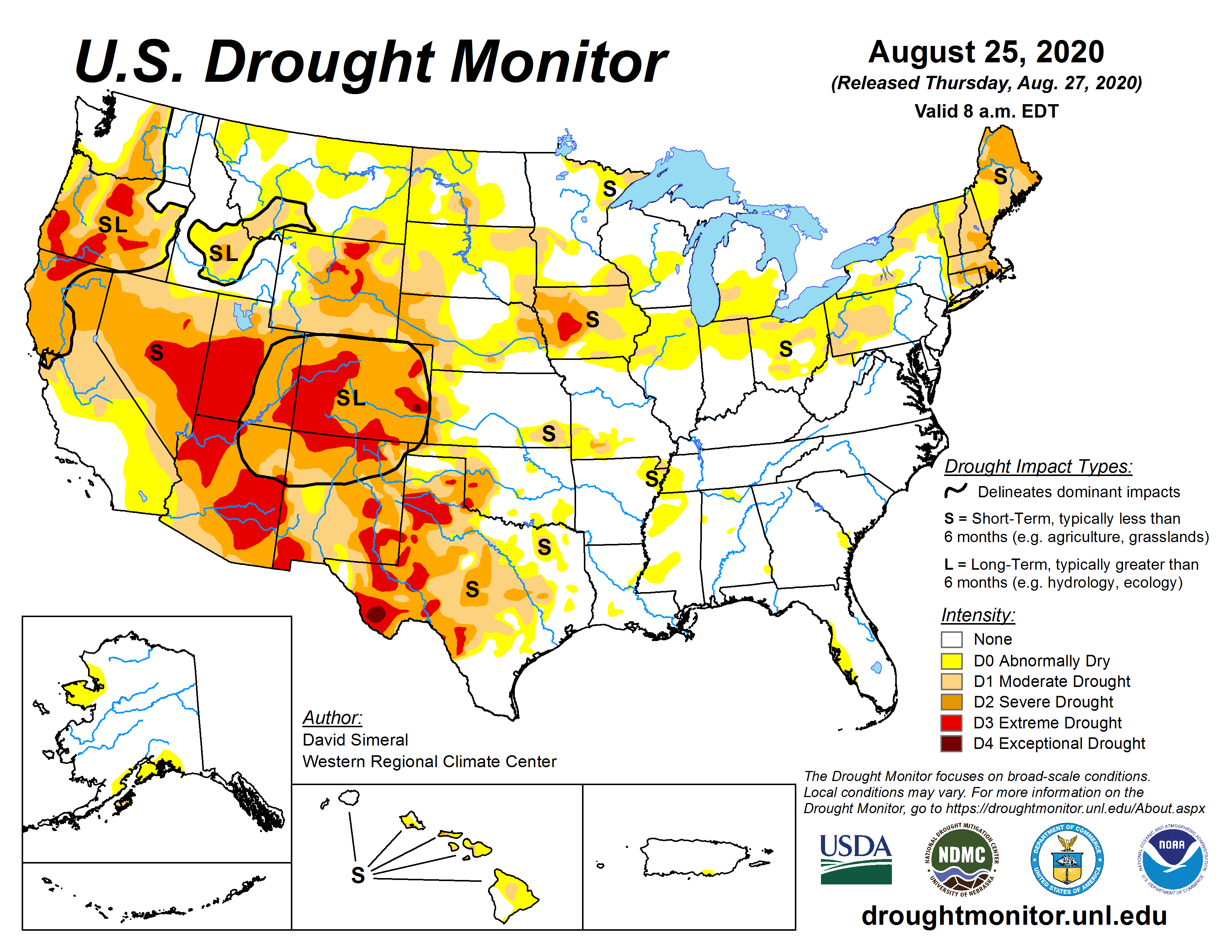 2020 Drought Update A Look At Drought Across The United States In 15 2020 Drought Update A Look At Drought Across The United States In 15