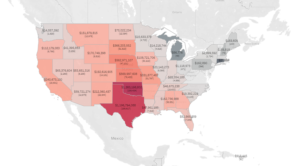USDA's Livestock Forage Disaster Program (LFP) from 2011-2018