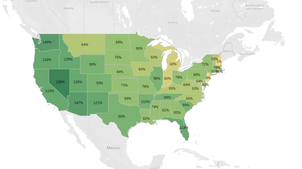 Pasture, Rangeland, and Forage Insurance from 2007-2018