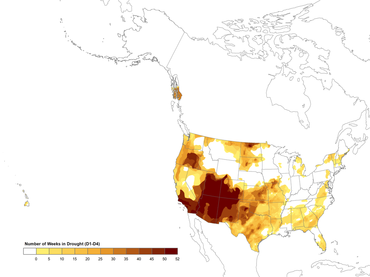 U.S. Drought Map 2018 2