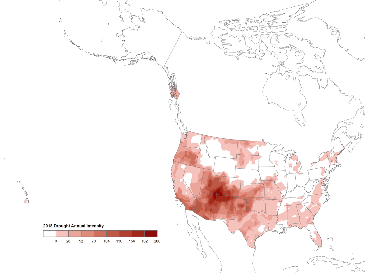 Drought Intensity Map