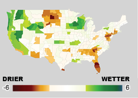 Palmer Hydrological Drought Index