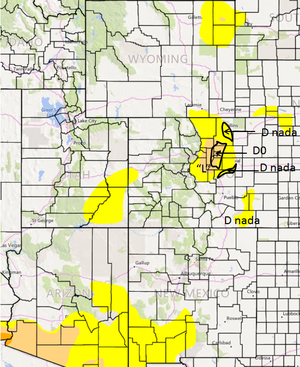 This map shows suggested changes in drought status for the first part of May 2017, which are shared with the U.S. Drought Monitor author each week, to inform the weekly map.