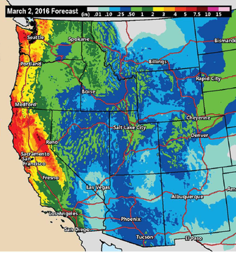 Medium Forecast Map