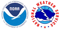 National Weather Service logo.