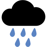 Icon representing precipitation.