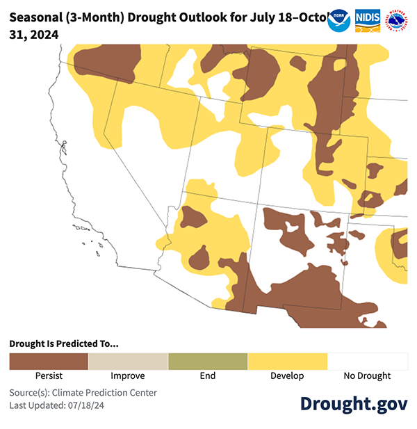 North American Monsoon Special Edition Drought Status Update | July 16 ...