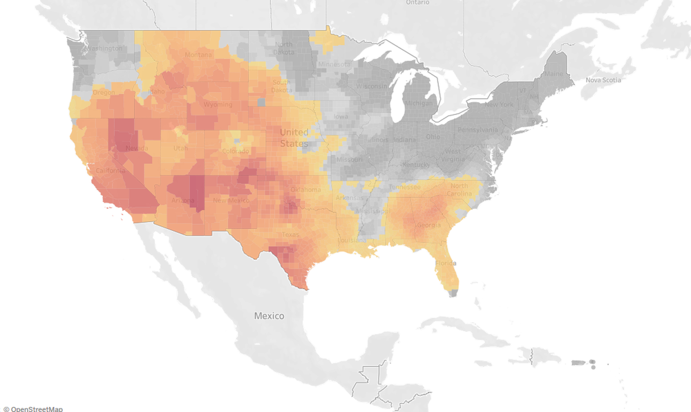 Weeks in Drought