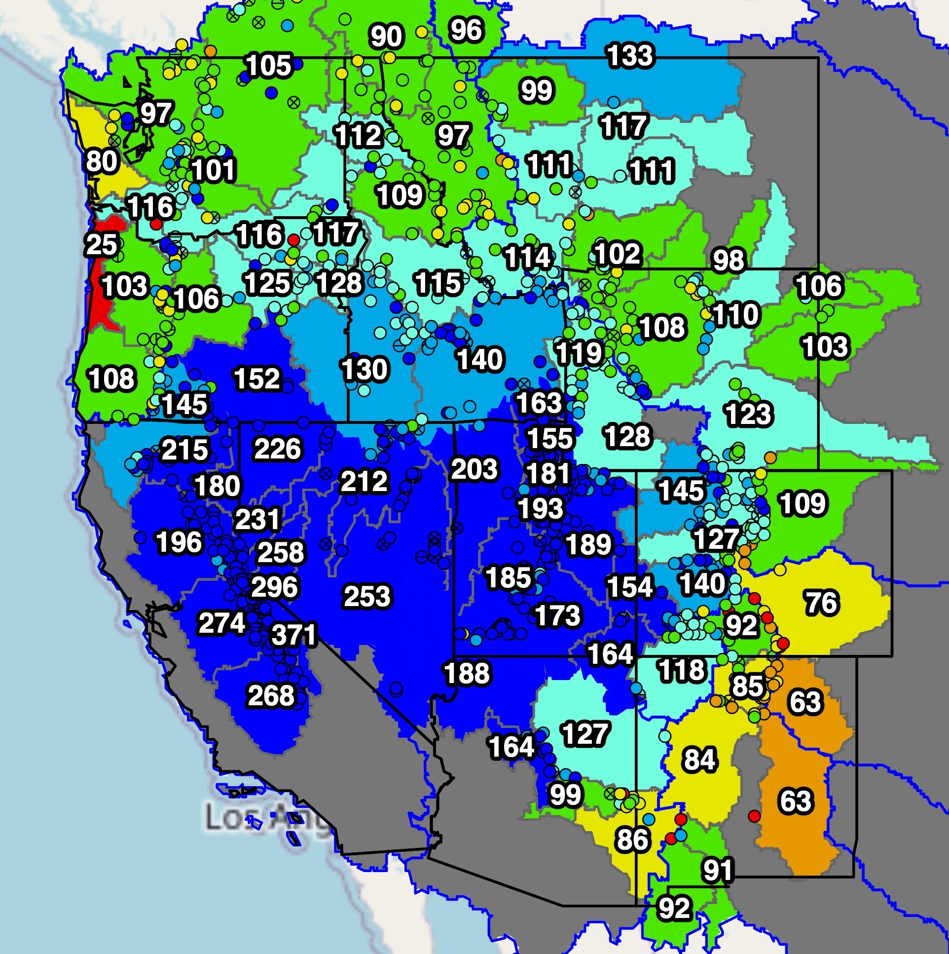Snow Drought Current Conditions and Impacts in the West January 12