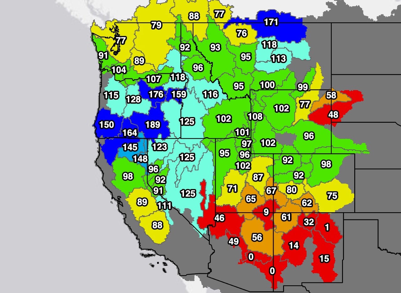 Snow Drought Current Conditions and Impacts in the West | April 3, 2025 ...