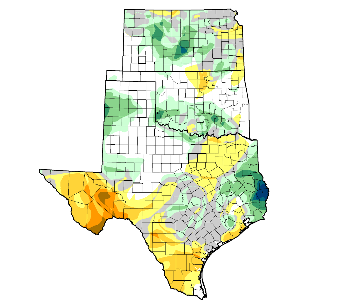 Drought Status Update for the Southern Plains | January 8, 2025 ...