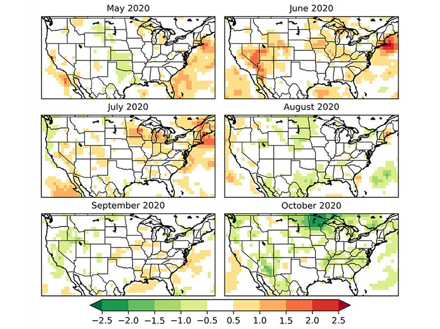 Evaporative Demand Drought Index (EDDI) Seasonal Projections Drought.gov