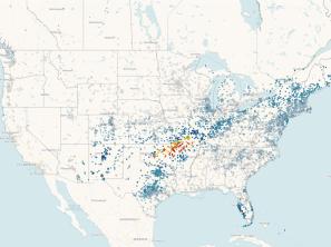 Example precipitation map