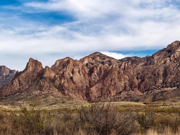 Chicos mountains in Big Bend National Park, Texas.