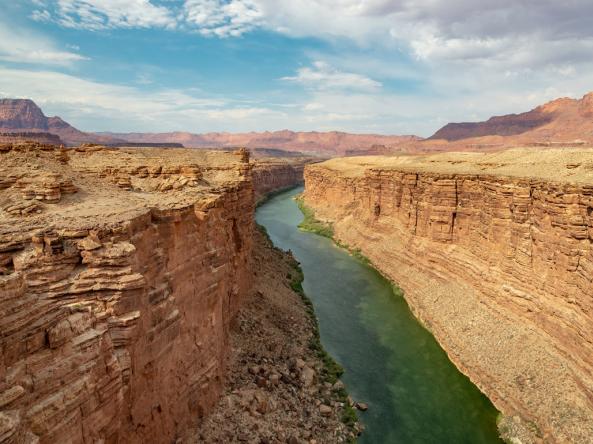 Colorado River flowing through Coconino County, Arizona