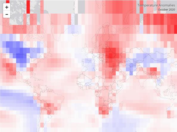 Example temperature anomalies map