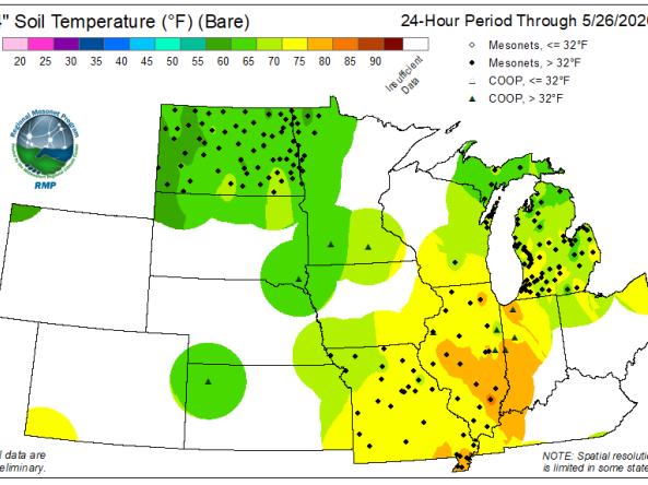 Soil temperature example image