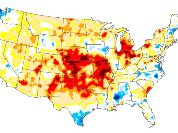 Example nclimgrid gridded SPEI map