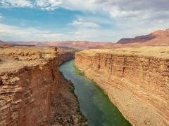 The Colorado River as it flows through Marble Canyon. Photo credit: Dominic Gentilcore, Shutterstock.