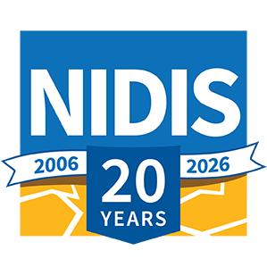 National Integrated Drought Information System 20th anniversary logo.
