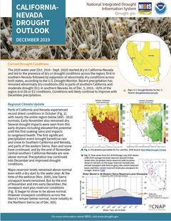 Preview of the California-Nevada Drought Outlook - December 2019
