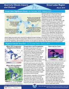 First page of the Impacts and Outlooks report