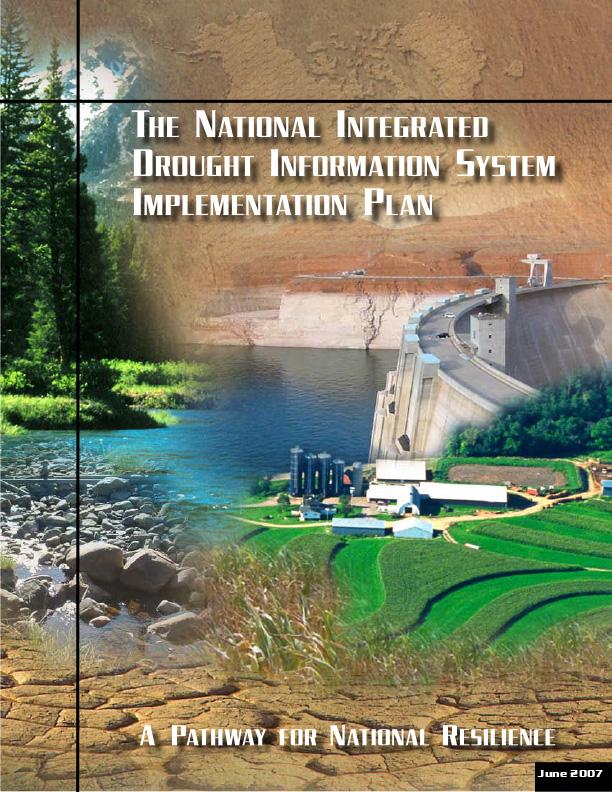 title page for report on the National Integrated Drought Information System implementation plan
