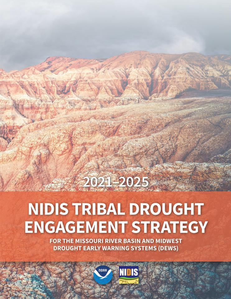 Cover page of the 2021–2025 NIDIS Tribal Drought Engagement Strategy