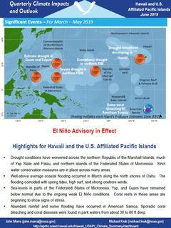 First page of the Impacts and Outlooks report