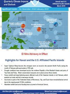 First page of the Impacts and Outlooks report