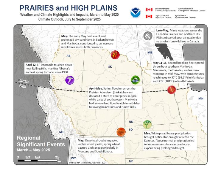 Example image of the Climate Impacts and Outlook report
