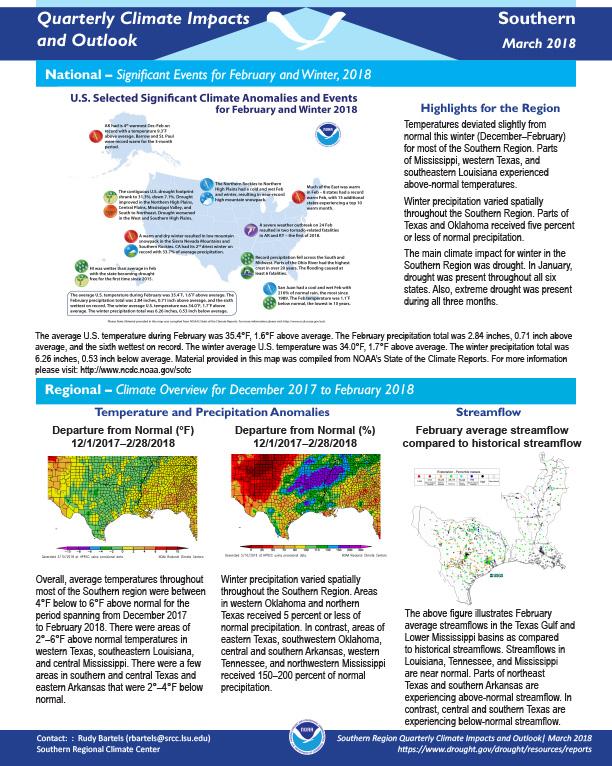 Example image of the Climate Impacts and Outlooks report