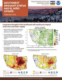 Southwest Drought Status and El Niño Update first page