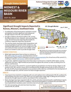 Drought Status Update: Midwest and Missouri River Basin