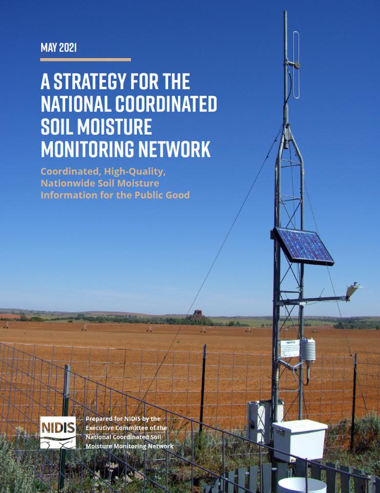 Report cover page for the Strategy for the National Coordinated Soil Moisture Monitoring Network