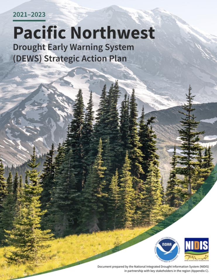 Report cover of the PNW DEWS Strategic Action Plan